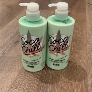 NEW! VS PINK COCO CHILL BODY LOTION. Set of 2
